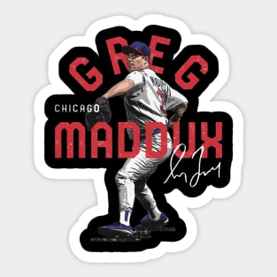 Greg Maddux Chicago Arc Sticker